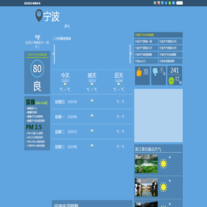 宁波天气预报一周